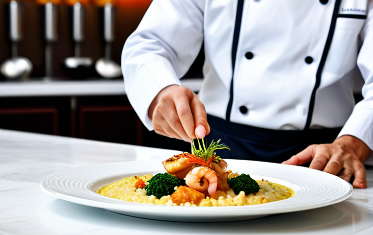 다문화 요리사로서의 커리어 전망 - Fusion Cuisine Elegance**

A beautifully plated dish showcasing a fusion of Italian and Asian flavor...