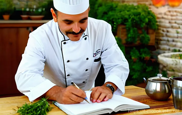 다문화 요리사 네트워킹 팁 - **Prompt 2: Lively Culinary Networking at an Italian Food Festival**
    A vibrant, medium shot capt...